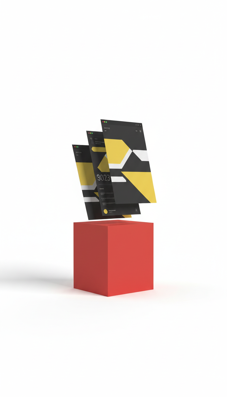 Campaign asset bundle with launch-ready elements