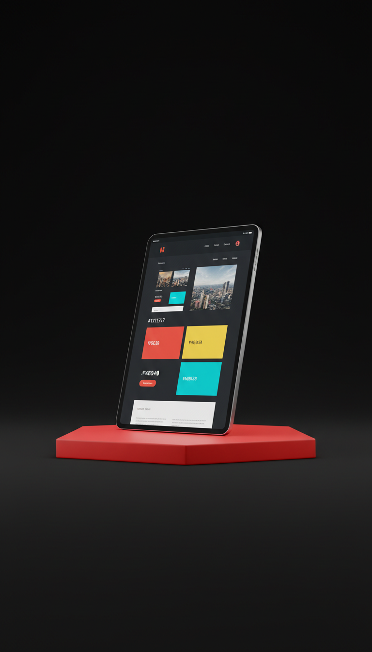Responsive web template suite for startups