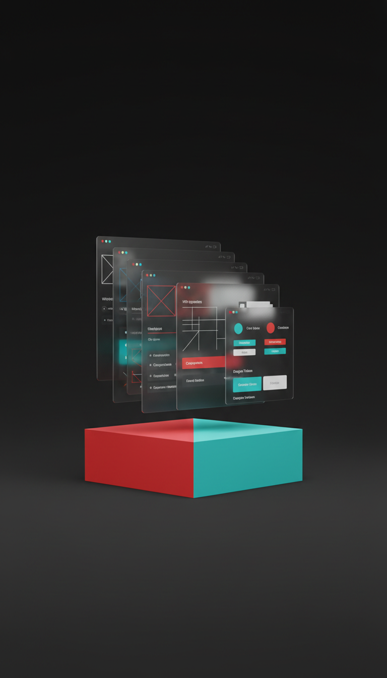 UI/UX design system with brand integration